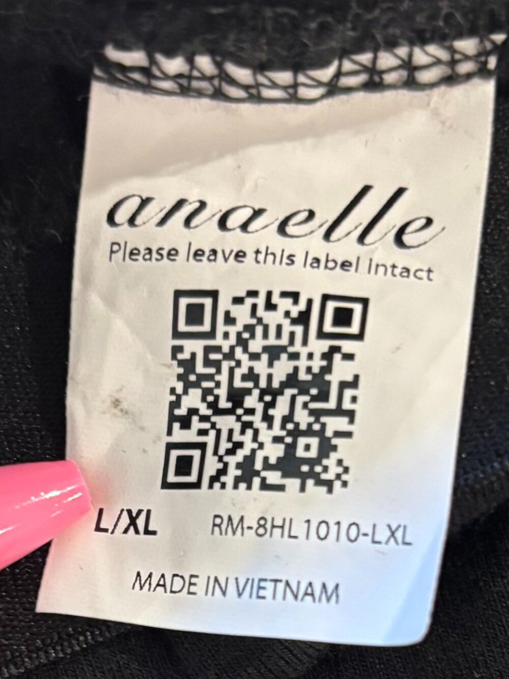 Anaelle Black Leggings Comfort Pants Women's L/XL NWT - Picture 6 of 7